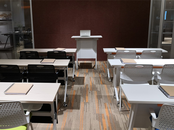 training table metal & wood single person td-8056