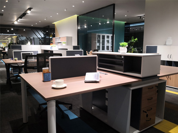 modern long table office workstation partitions OP-3012